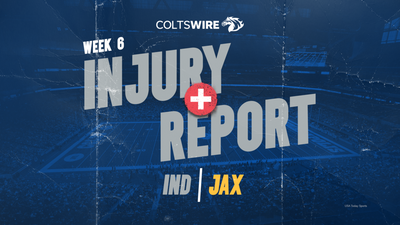 Colts vs. Jaguars: Updated injury report for Week 6