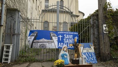 Contentious plan to move beloved statue from shuttered Pilsen church gets underway