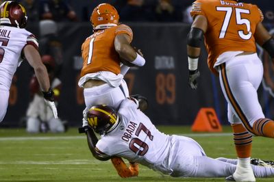 Commanders lead Bears 3-0 at halftime of Thursday Night Football