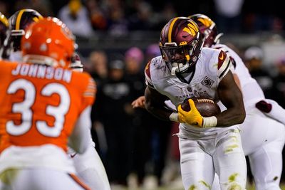 Washington Commanders snap four-game slide with narrow win over Chicago Bears