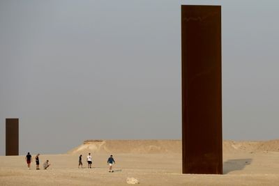 Long, bumpy 4WD ride to Qatar's acclaimed desert art