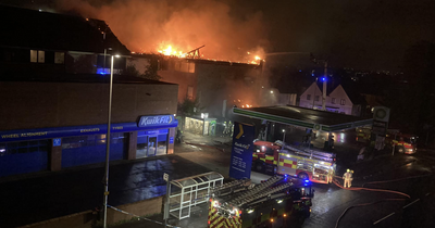 Residents evacuated after huge blaze in Rutherglen as fire crews battle to bring flames under control