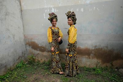 Nigerian city celebrates its many twins with annual festival