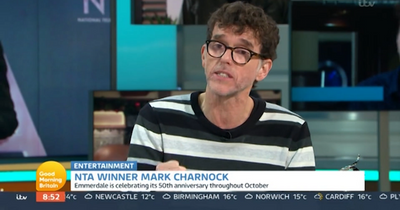 Emmerdale's Mark Charnock admits he can't remember NTA speech as he teases Sunday episode