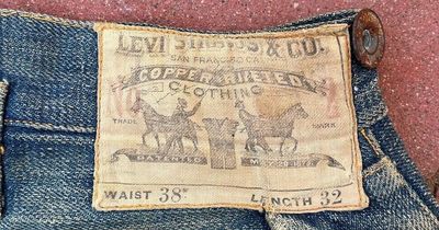 Pair of 1880s Levi's jeans with original racist slogan sold at auction for £67,500