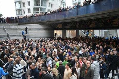 Big crowds turn out to see Battersea Power Station reopen