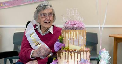 Balhousie Pitlochry resident Molly Cunningham celebrates 100th birthday in style