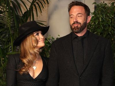 Jennifer Lopez and Ben Affleck make first red carpet appearance as married couple at Ralph Lauren fashion show