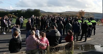 Minute's silence at scene of Creeslough explosion one week on as community grieves