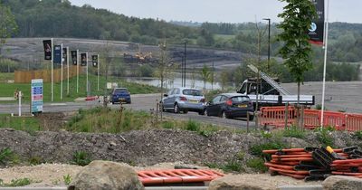 Road not wide enough for a fire engine at housing estate that's transformed American Adventure site