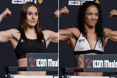 UFC Fight Night 212 video: Alexa Grasso, Viviane Araujo make weight for main event