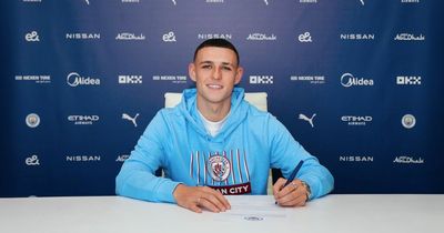 Phil Foden signs new five-year Man City contract