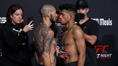 Photos: UFC Fight Night 212 weigh-ins and faceoffs