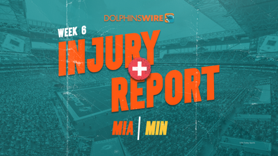 Dolphins final Week 6 injury report: 5 questionable, 1 doubtful vs. Vikings