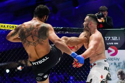 KSW 75 video: Henrique da Silva flattens Tomasz Narkun with front kick KO