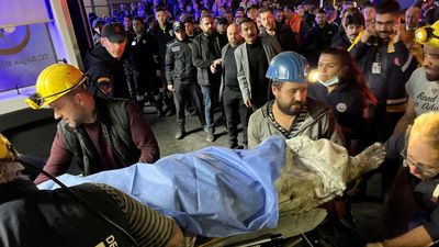 Rescuers in Turkey race to reach trapped coal miners after deadly blast