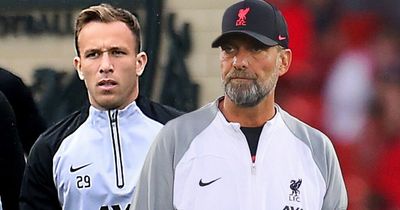 Arthur Melo sends defiant message to Jurgen Klopp after Liverpool injury blow