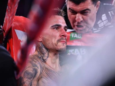 Wild scenes mar Kambosos Jr-Haney weigh-in