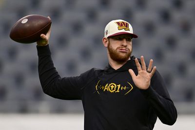 Commanders QB Carson Wentz to see doctor with hand, shoulder injuries