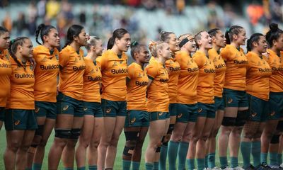 Brave Wallaroos defy red cards to beat Scotland in Rugby World Cup thriller