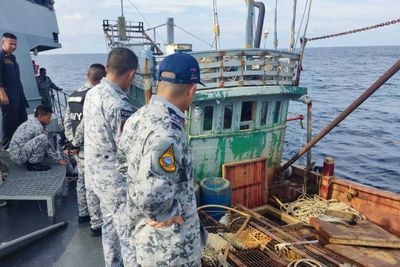 Vietnamese trawler seized, crew arrested