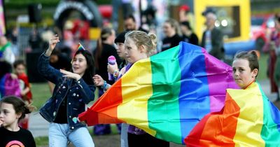 Civic Park turns rainbow for Newcastle Pride launch