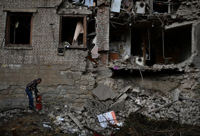 Ukraine news – live: Russia hits key Kyiv power plant risking outages in capital