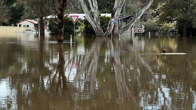 Man dies in Victorian floods as floodwaters moves south in Tasmania and NSW