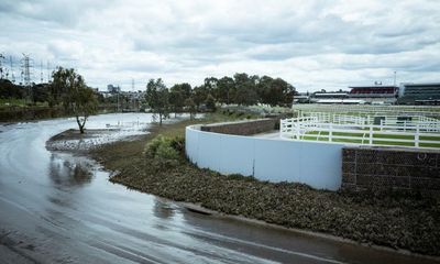 Racing Victoria chief says Flemington racetrack wall had ‘unintended’ flood consequences