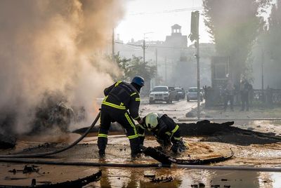 Ukraine: Russia hits power site by Kyiv, guards seized land