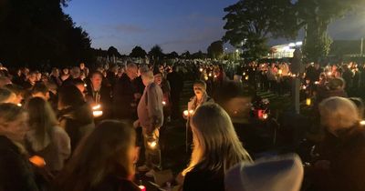Hundreds gather at Deansgrange Cemetery to protest cycle route plans