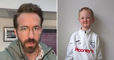 Ryan Reynolds sends moving video message to young Blyth Spartans fan diagnosed with Pre-Leukaemia