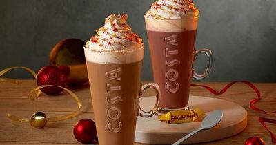 Costa Coffee reveals new Toblerone latte as part of Christmas menu
