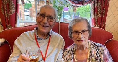 Couple celebrating 75th anniversary say having a row every day is the secret to a long marriage