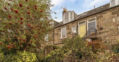 Adorable Edinburgh colonies flat hits the market with picturesque garden
