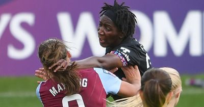 Hawa Cissoko sent off in West Ham's dramatic Women’s Super League win over Aston Villa