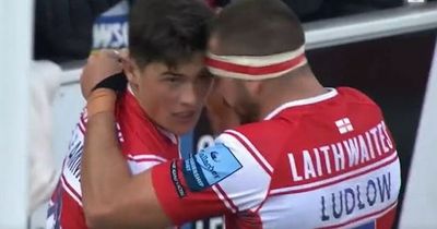 Louis Rees Zammit's try-saving fist from the Gods stuns players and viewers