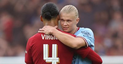 Man City told Liverpool defenders will 'relish' facing Erling Haaland amid Virgil van Dijk claim