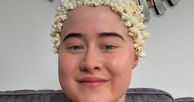Brave cancer survivor sports whacky hairstyles to raise positivity and spread awareness