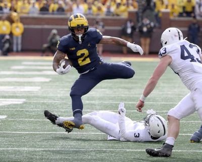 Michigan running game is stomping Penn State