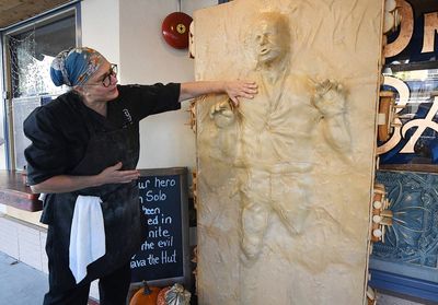 California baker creates life-sized Han Solo out of bread