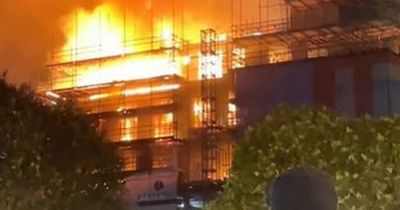 Leeds city centre fire as 'huge' blaze erupts with 'loud explosions'