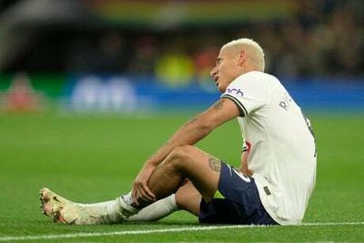 Richarlison on crutches as Tottenham star breaks down in tears over injury fear World Cup dream is over