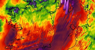 Brutal TRIPLE weather warning issued by Met Eireann as hail, rain and thunder to last until Monday