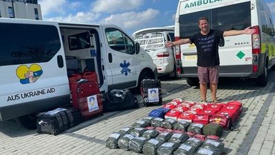 Millionaire venture capitalist James Spenceley driving second-hand ambulances to Ukraine amid war