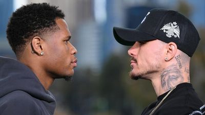 George Kambosos and Devin Haney focused on each other in Melbourne rematch for undisputed lightweight titles