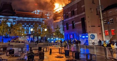 Huge fire in Leeds as 'loud explosions' heard and bars evacuated