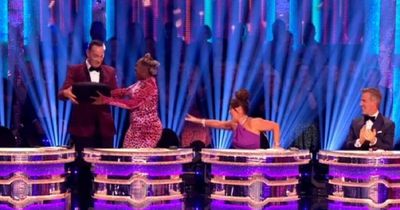 BBC Strictly chaos as Motsi Mabuse's 'chair explodes' as she's swept away by Fleur East's sizzling routine