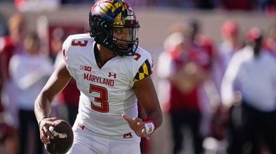 Maryland’s Taulia Tagovailoa Carted Off With Injury vs. Indiana