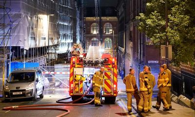 Firefighters tackle large blaze in Leeds city centre